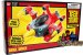 Each Teen Titans T-Vehicle manually transforms from regular mode to battle mode and can connect with each other to form a larger vehicle. Each vehicle can also connect to the T-Sub to form the ultimate T-Machine! Features missile firing action.