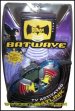 The Batwave Communicator Handheld Device allows viewers to download items and power-ups from the animated series. The communicator will come with an LCD screen which, when activated and in the line of sight of the television, will show engine graphics, diagnostics, weapons systems. It will also allow the viewer to unlock different vehicle and figure-based games by watching the show. 