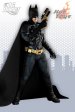 Under special arrangement with Hong Kong toymaker Hot Toys, DC Direct is proud to offer this 1:6 scale figure of Batman, as he appears in the smash hit The Dark Knight!

Dressed in his new Bat-suit, the figure stands approximately 12 inches tall and features more than 32 points of articulation. An alternate head with the likeness of Christian Bale is included, along with many accessories, including a utility belt with cell phone, Batarangs and three sets of interchangeable gloved hands.

The figure comes with a display stand and is packaged in a 4-color box. 
