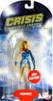 The Monitor rescued Lyla and gave her powerful armor to become his herald, Harbinger, who played a key role in thwarting the Anti-Monitor. This figure features multiple points of articulation, includes a CRISIS-themed display base and is packaged in a 4-color blister. 