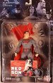 From the sold-out miniseries SUPERMAN: RED SON! If the Man of Steel had crash-landed in Russia, he would have become the defender of the Soviet Union! This figure features multiple points of articulation, a flag accessory and a base. Packaged in a 4-color blister.