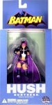 A member of the Gotham-based crime-fighting trio the Birds of Prey, the Huntress has proven to be an indispensable ally to Batman. The BATMAN HUSH: HUNTRESS ACTION FIGURE measures approximately 6