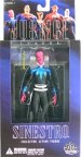 The finest JUSTICE LEAGUE action figures to date! The SINESTRO ACTION FIGURE features multiple points of articulation, includes a display base, a mega-rod accessory and is packaged in a 4-color window box. 
 