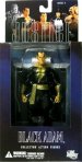 This action figure features multiple points of articulation and a display base. Packaged in a four-color blister. 
