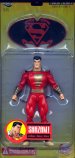 The World's Mightiest Mortal, SHAZAM! joins a group of heroes to confront Superman and Batman! This figure features multiple points of articulation and includes a Superman/Batman logo base. Packaged in a 4-color deluxe blister. 
