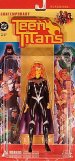 Exploding from the pages of the red-hot TEEN TITANS by Geoff Johns, Mike McKone & Marlo Aquiza! The Teen Titans Koriand'r was a princess from the planet Tamaran as a child...but she had an older sister, Kornand'r, who was passed over for a royal position because of her sickliness. Now a powerful alien warrior, Kornand'r has returned as Blackfire to threaten the Titans! The CONTEMPORARY TEEN TITANS: BLACKFIRE ACTION FIGURE measures approximately 6 5/8