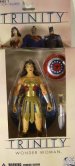 The TRINITY action figure assortment brings Superman, Batman and Wonder Woman, in the birth of their legendary alliance as they face the billionaire eco-terrorist Ras al Ghul! In TRINITY, witness for the first time ever the meeting of Superman and Batman with Wonder Woman! The WONDER WOMAN figure stands at 6.75 and features multiple points of articulation and a base. 
 