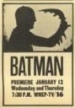 Batman Premiere - January 12