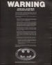 WARNING - Warner Bros. and Batman Declare War on Video Piracy.