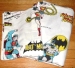 DC Superheroes Bed Sheet & Pillow Case Set